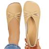 Spring and Autumn Casual Solid Color Simple Bow Two Wear Single Shoes Women's Round Head Flat Bottom Women's Shoes Light Mouth Single Shoes