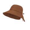 Summer Outdoor Sun Hat With Large Brim And Breathable Polyester For Women