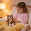 Plüschbär Cartoon Spielzeug mit PP-Baumwollfüllung für Kinder Schlafhilfe Geschenk