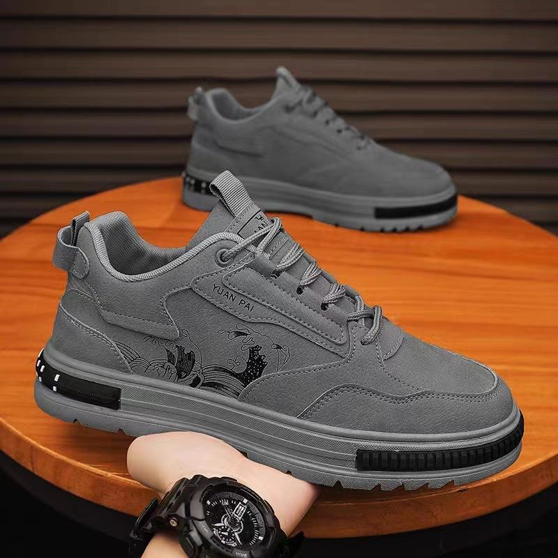 

Shoes Men s spring new Martin boots 2025 thick-soled wear-resistant work labor insurance shoes daily outdoor sports casual shoes 42 серый