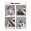Pawfly 10 Hooks, Adhesive Hooks, Wall Hanging Hooks, Supports Up To 15 Kg, For Heavy Loads, No Nails, Transparent Waterproof, For Kitchen and