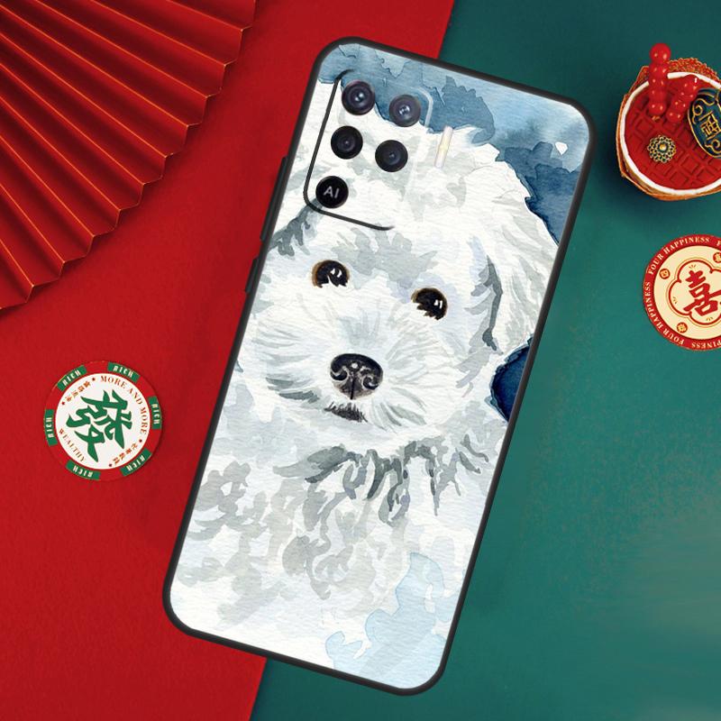Bichon Frise Dog Puppy Case For Oppo A78 A98 A58 A38 A18 A54 A74 A94 A80 A60 A40 A96 A76 A16 A15 A17 A57 A5 A6 Pro