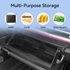 LUCKEASY for Hyundai Santa Fe 2024 2025 Car Glove Box Partition ABS Storage Tray Organizer Glovebox Container Accessories Black