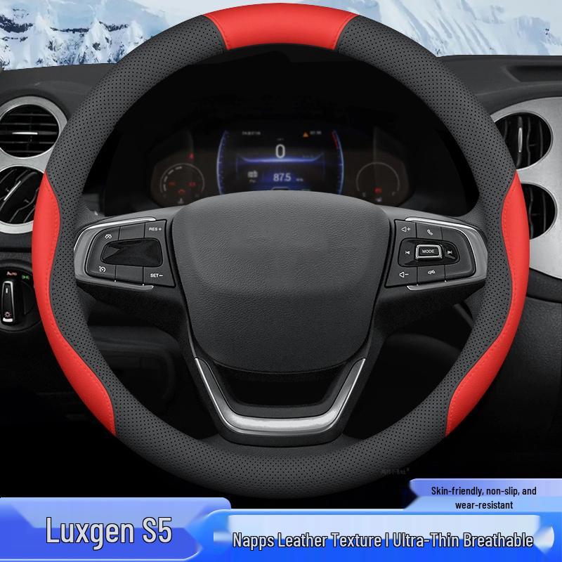 Luxgen S5 Universal All-Season Steering Wheel Cover for Dongfeng Yulon Models U6, V6, Na5, U5