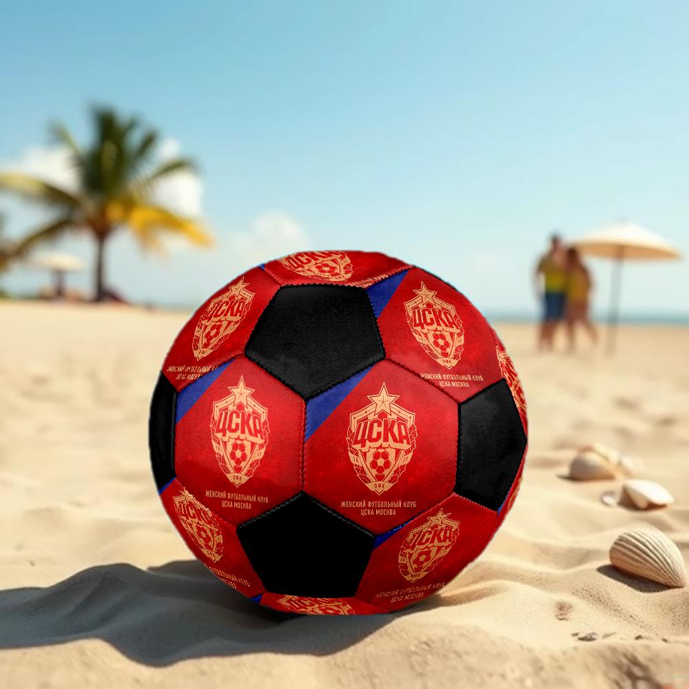 SIZE 5 PFC CSKA Moscow Soccer Ball Colorful All Ages Machine Stitched PVC Competition Ready Durable High-Bounce