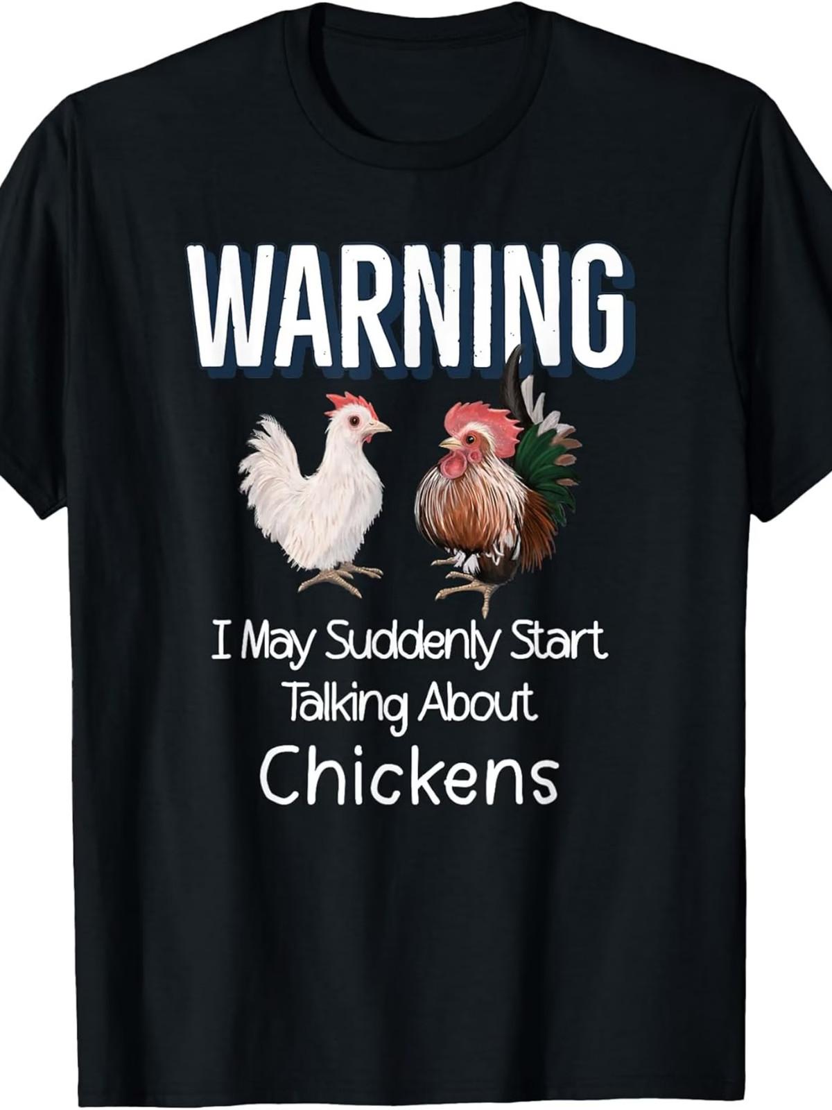 Men s & Women s Serama Chicken Lovers T-Shirt - Funny Hen & Rooster Farmer Graph S
