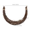 2Pcs Moon Shape Rattan Wreath Rings DIY Frame Vine Branch Garland Materials for Xmas Wreath Making Rustic Crafts