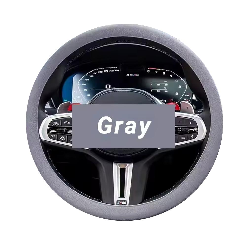 Universal Car Steering Wheel Cover Elastic Glove Silicone Soft Texture Multi-color Anti-slip Car Decoration DIY Accessories