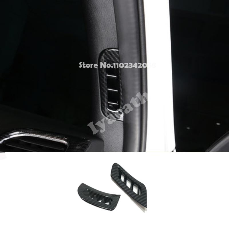 For Jeep Grand Cherokee WK2 2014- ABS carbonfiber Car door handle Window Lift Button gear box steering wheel AC vent cover