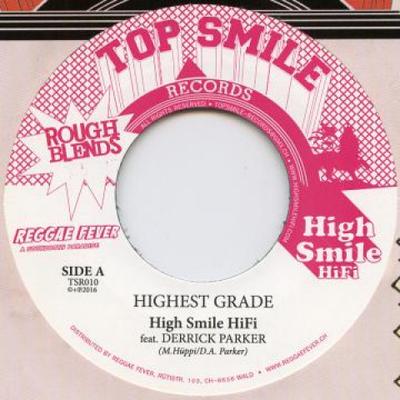 7inch Record HIGH SMILE HIFI, DERRICK PARKER / H - Highest Grade / Lyrical Designer TSR010 Top Smile EU 2016 Europe Reggae, Ska & Dub