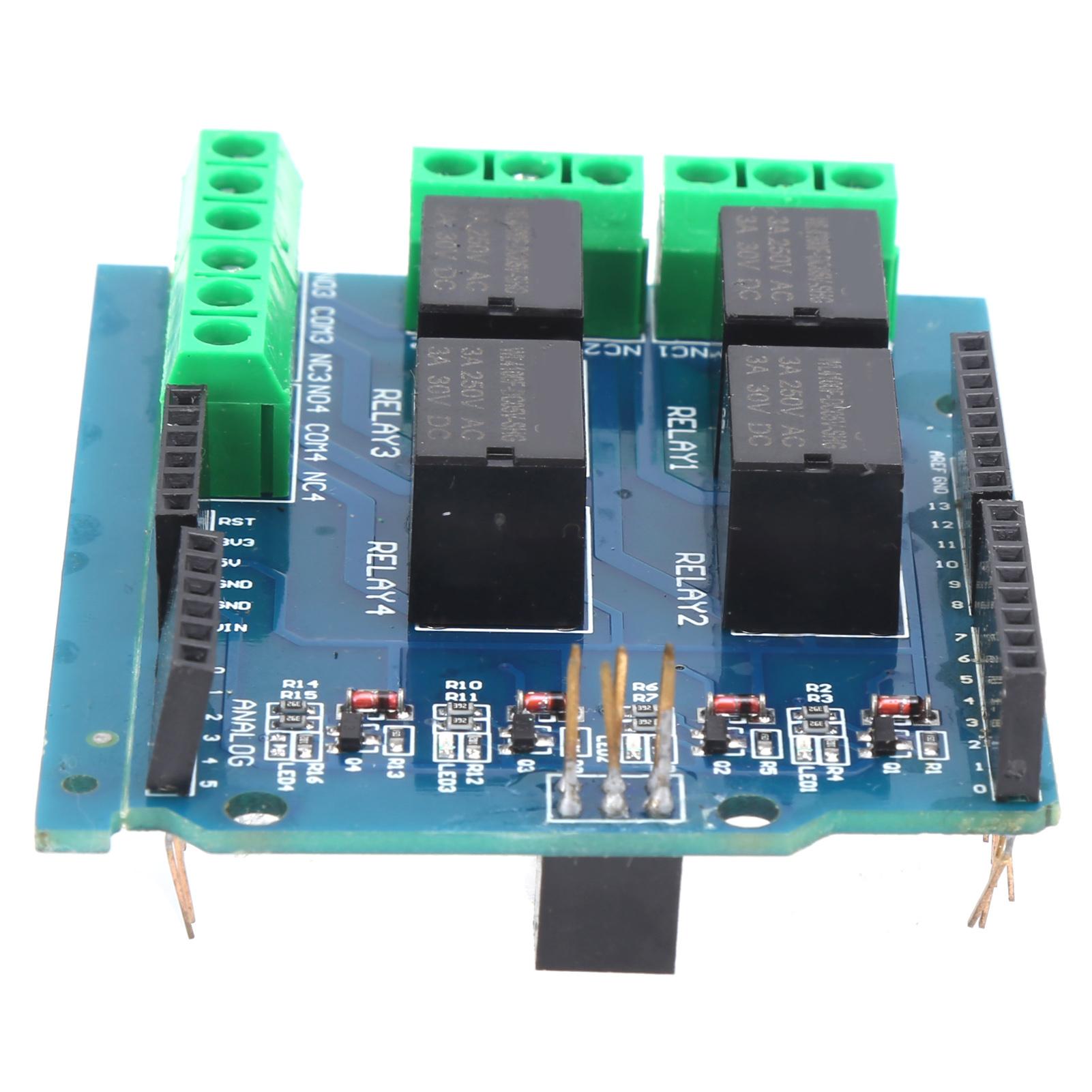 

4‑Channel Relay Module Control Board Resin Expansion Shield with Onboard Indicator DC5V