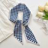 Long silk scarf, high-end new versatile hair tie streamer, atmosphere ribbon, spring and summer decorative scarf, tied bag streamer