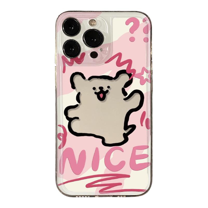 

Cute Maltese Dog Hello Print Phone Case for iPhone 17 16 15 14 13 12 11 16E Series Pro Max Plus Double Layer Protection iphone 12