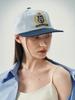 Olinkeompeulliteu Alcp High School Cap (Navy & Sky Blue)