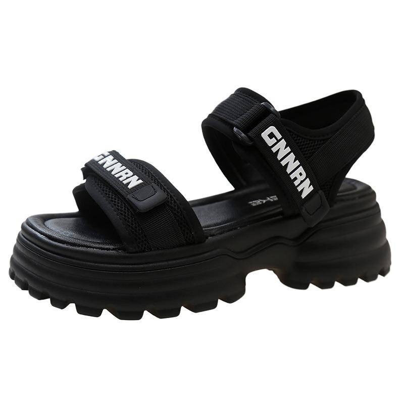 Sports sandals women's new summer trendy with muffin platform casual fashion outer wear beach women's shoes