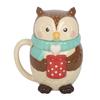 Oliver Owl 380ml Lidded Mug