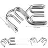 Juksun 32 Pack Metal Puzzles Set, Varying Difficulty, Smooth Surface, 18x13.5cm, Adult Brain Teaser Stress Relief Toys