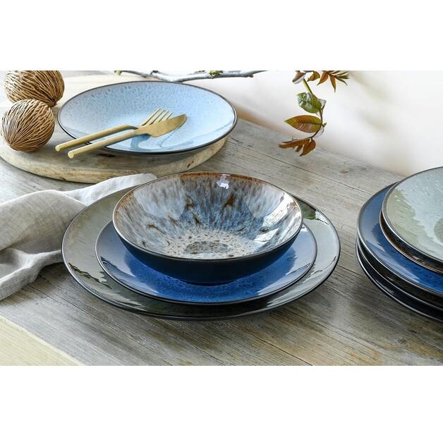 CreaTable Bali Blue/green Dinnerware Set, 16 Pieces (23629)