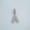 European Rock Candy Necklace: 26-Letter Pendant, Hip Hop Fashion Jewelry Accessories