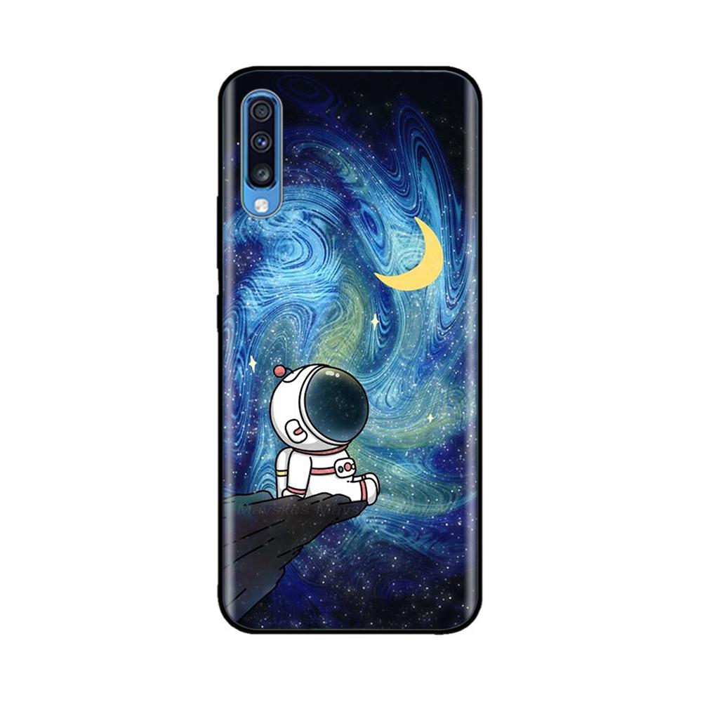 Shockproof Cover For Samsung Galaxy A70 Case Soft Silicon TPU Print Cover For Samsung A70 Case A 70 A705F Funda Shell Back Cases