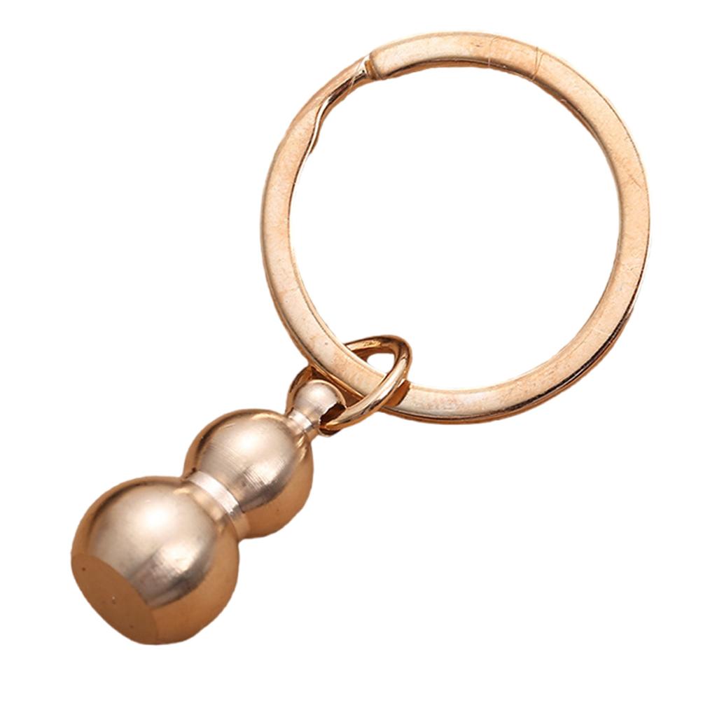 Hollow Designs Brass Gourd Keyring Offering Durability And Styles Portable for Personalize Accessories Enthusiasts