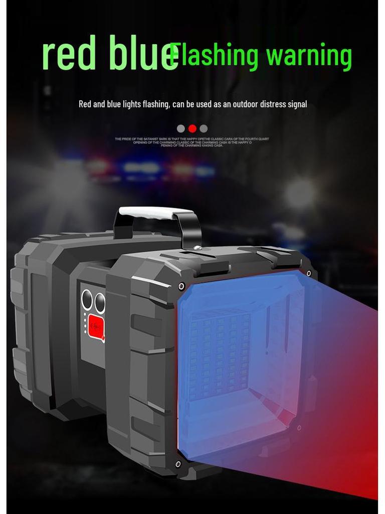Rechargeable Super Bright 5000 Xenon Handheld Lantern: Multifunctional Outdoor Work and Household Searchlight Flashlight