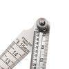 Stainless Steel Feeler Gauge Measuring Tool Gap Gauge Depth Ruler Tapered Ruler Taper Welding Gauge