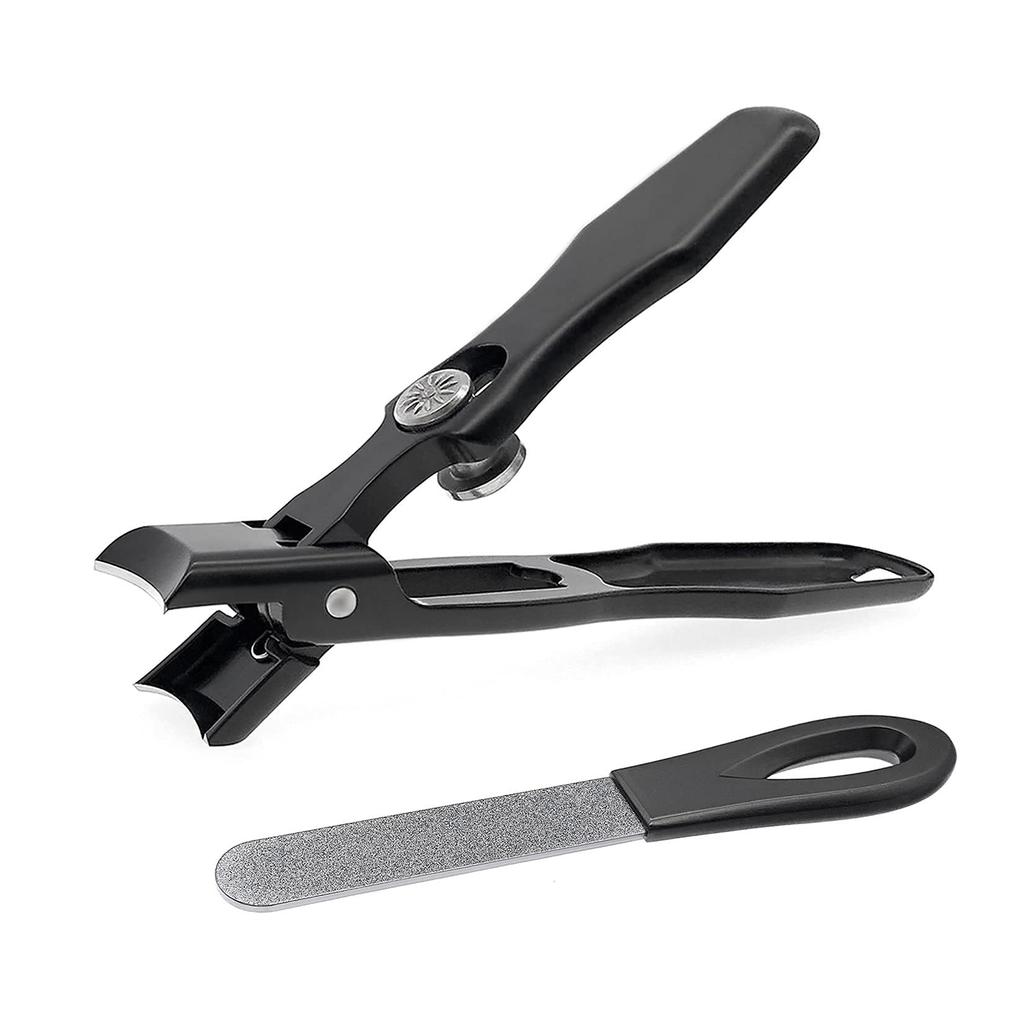 1/2pcs Durable Stainless Steel Nail Clippers Professional Heavy Duty Nail Clippers Set for Seniors Ultra Sharp German