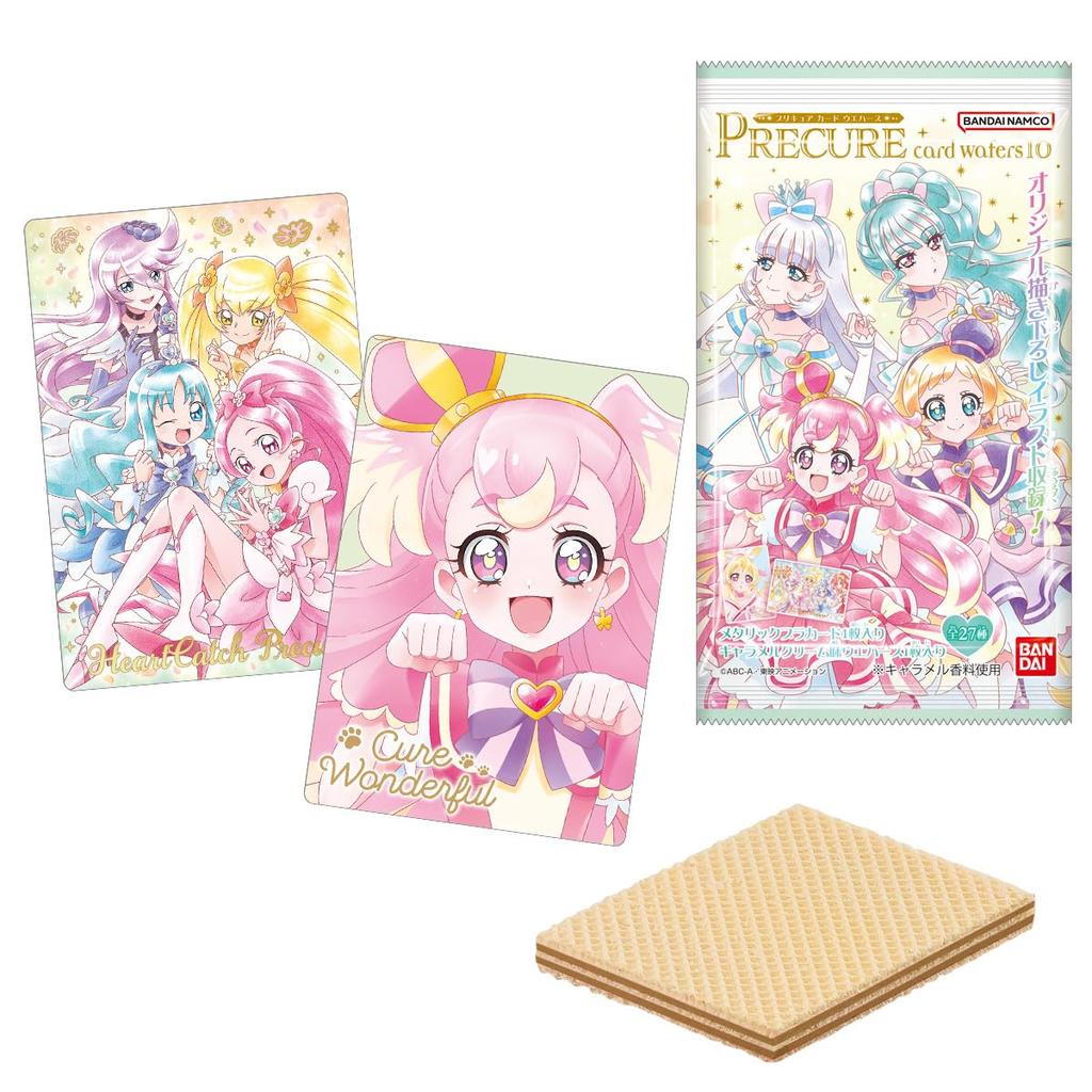 Bandai PreCure Karta Oplatky 10 Cukroví (20 kusů) hračky/oplatky (pečené cukroví) (Řada PreCure)