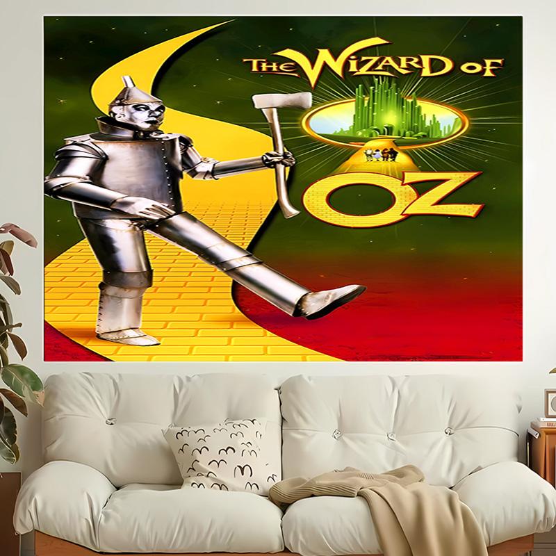 1pc The Wizard of Oz Tapestry, Living Room, Bedroom, Office, Party Decor, Ideal Festive Gift