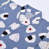 JIUJIUYCL Jinbei Set for Summer Yukata Top and Bottom Lightweight and with Japanese Cute Kimono for Perfect for Summer Fireworks and Evening Cool