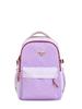 Schoolbag wholesale backpack women's large-capacity student schoolbag simple travel shoulder bag solid color burden reduction anti-splashing girl