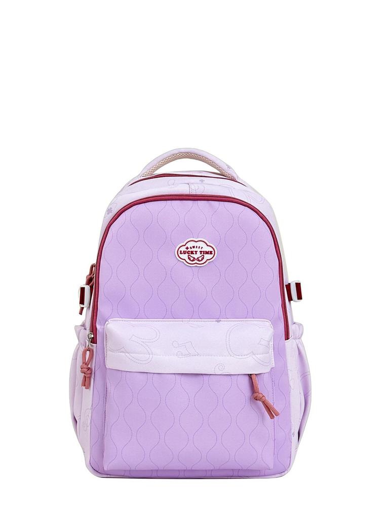 Schoolbag wholesale backpack women's large-capacity student schoolbag simple travel shoulder bag solid color burden reduction anti-splashing girl