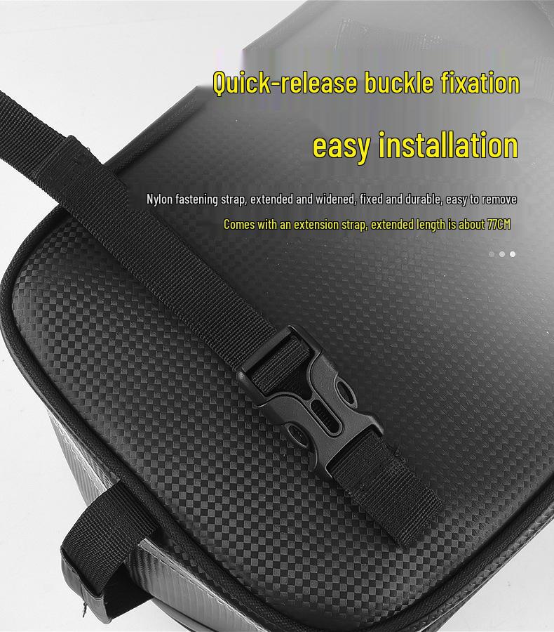 Waterproof Electric Vehicle Rear Storage & Charger Bag