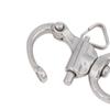 Swivel Eye Snap Shackle Quick Release Boat Chain Eye Shackle Bail Rigging Sailing Boat Marine Rotary Shackle 316 Stainless Steel