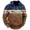 Winter Men's Hoodie Sweatshirt Harajuku Ethnic Wind Graphics Retro Clothes Pullover Shirt Casual Street Loose Casual Hoodie