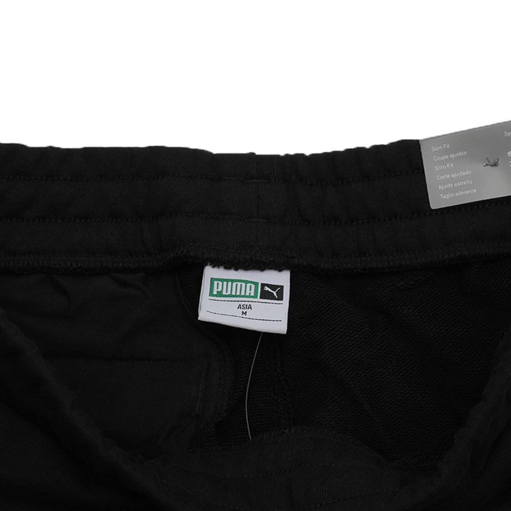 Puma Track Pants Quick-Drying Warm Durable Breathable Retro Sports Mid-Waist Tapered Knit Joggers Men Bottoms Black 595964-01