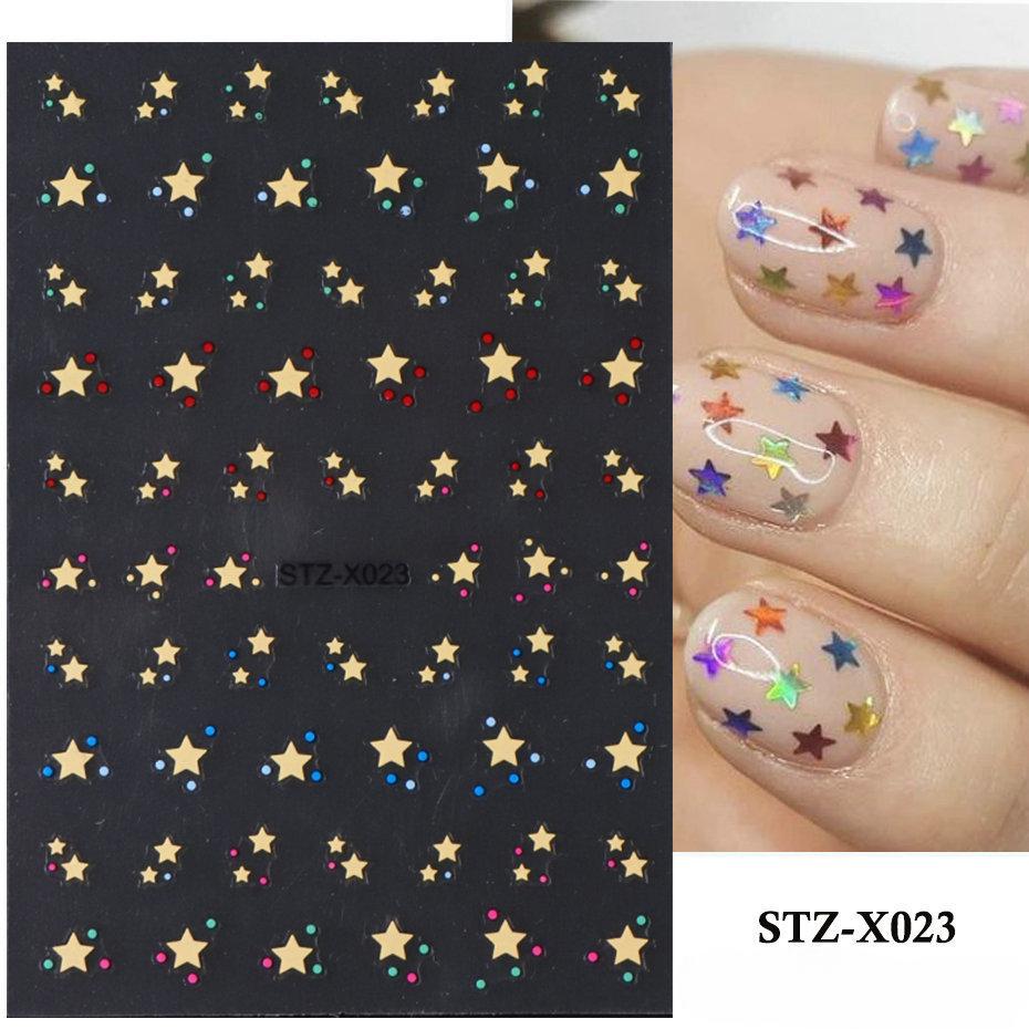 Spider Nail Art Stickers,3D Self-Adhesive Spider Web and Spider Design Nail Sticker Acrylic Nail Art Decoration for Women Holiday Nail Charm