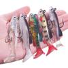 T-Tail Soft Bait Package Lead Bait Fake Bait Set 7.5Cm/12G Fishing Cocked Mouth Bass Bionic Double Hook Road Sub-Bait