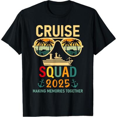 Kreuzfahrt-Trupp 2025 Familien-Gruppen-Passform Sommerurlaub T-Shirt1