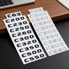 ABS Plastic C200 C200L C230 C250 Trunk Rear Logo Badge Emblem Sticker For Mercedes Benz C Class W201 W202 W203 W204 W205 QH1