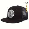 Unisex Flat Top Wide Brim Baseball Cap Streetwear Casual Wear Hip Hop Style