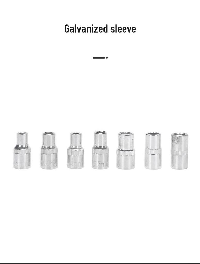 46-Piece Socket Wrench and Auto Maintenance Tool Set for Cars and Motorcycles