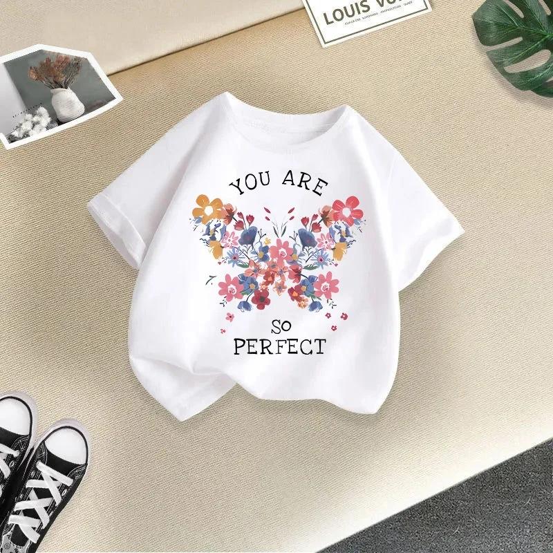 Girls Short Sleeve Tshirt Summer New Childrens Top Loose Fashion Short Sleeves Clothes Kids Clothes