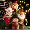 Christmas Eve Christmas Gift Treat Candy Box Plush Snowman Plush Doll  Children