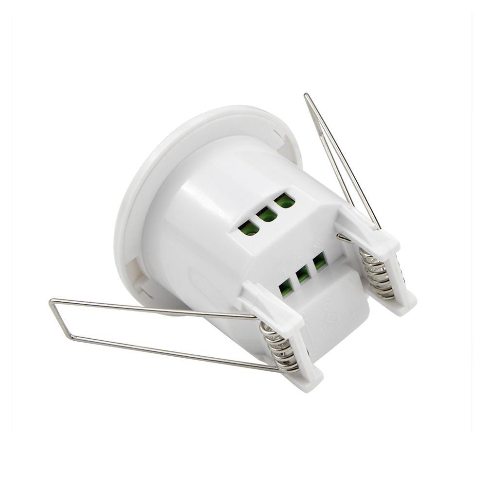 Hanperal 110v-220v 360° Infrared Recessed PIR Ceiling Motion Sensor Detector Light Switch Motion Light Sensor NA Hanperal 110v-220v 360° Infrared Recessed PIR Ceiling Motion Sensor Detector Light Switch Motion Light Sensor NA