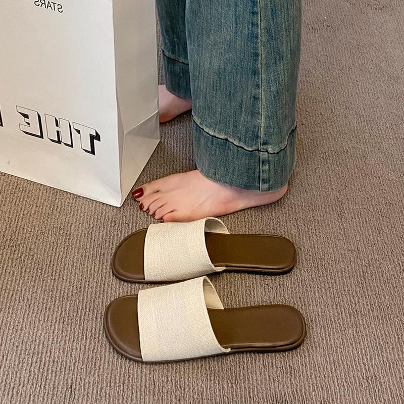 Fashion Rubber Flip Flops Slippers Women Summer Shoes Shale Female Beach Pantofle Slides Hawaiian Sabot Soft 2025 Flat Casual Leisure