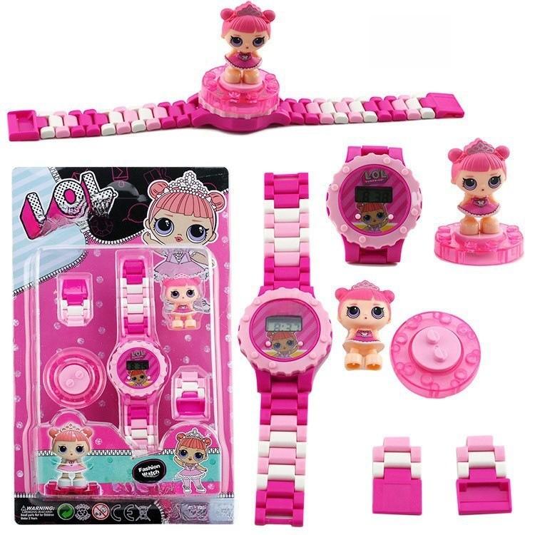 Batman Childrens Electronic Watch Toy With Rotating Blocks For Learning And Play