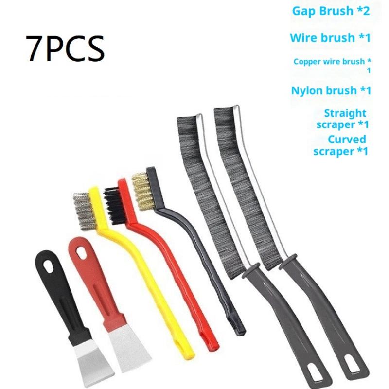 Crevice Cleaning Tool Cleaning Brush Set Multifunctional Kitchen Scrubber Deep Cleaning Supplies Kitchen Brush Stove Top Scraper