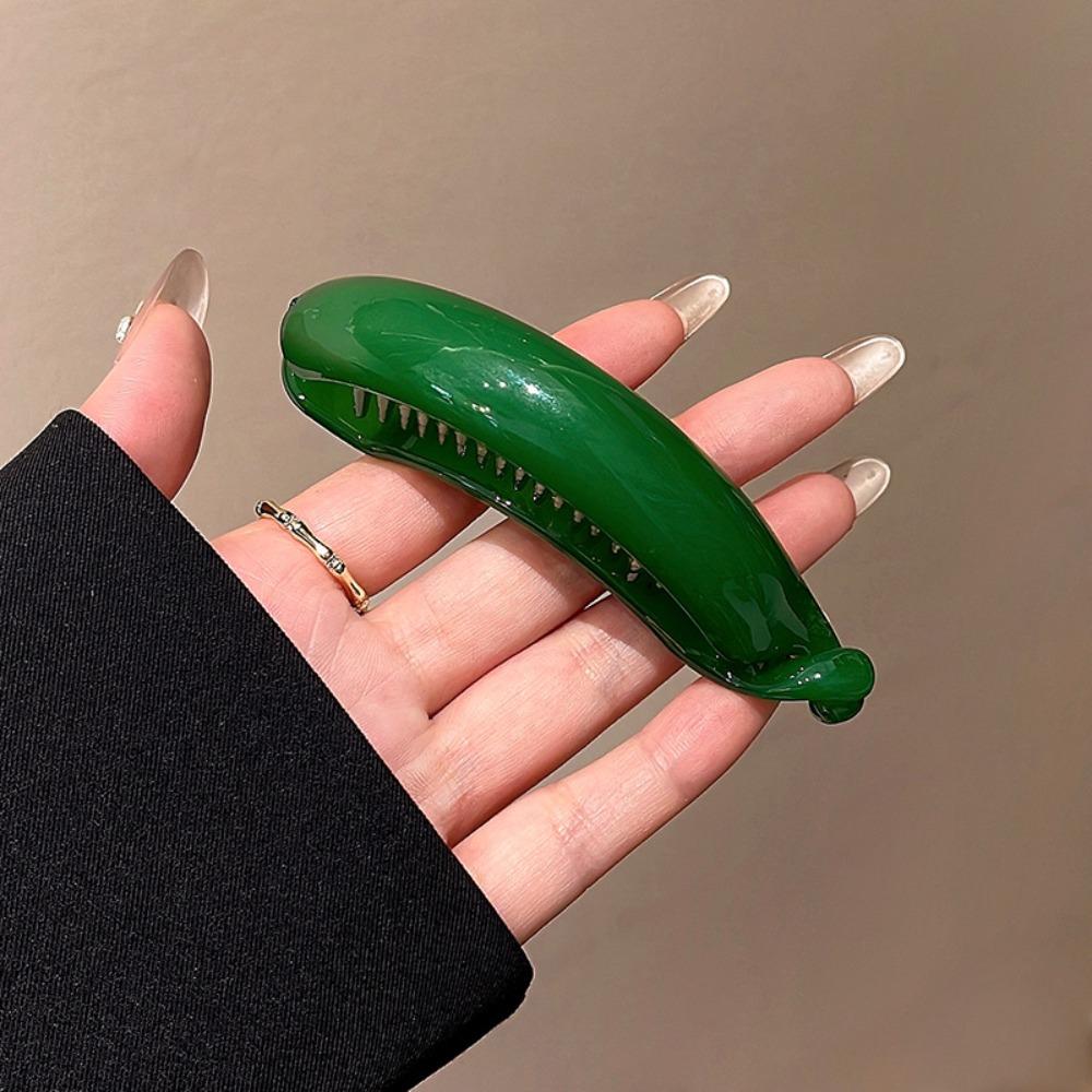 Hairpin Plastic Banana Clip Korean Style Korean Hair Clip Cute Vertical Clip  Girls